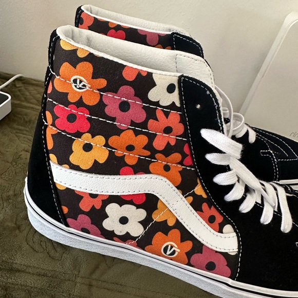 🔥🔥 Men's Vans Sk8 - Hi Flower Balck ! 🔥🔥 - Picture 3 of 5